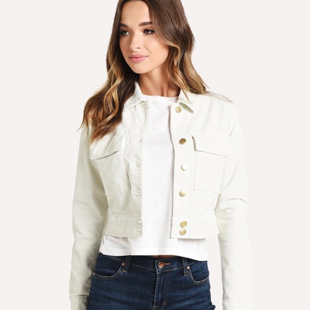 J Brand Cropped Jacket